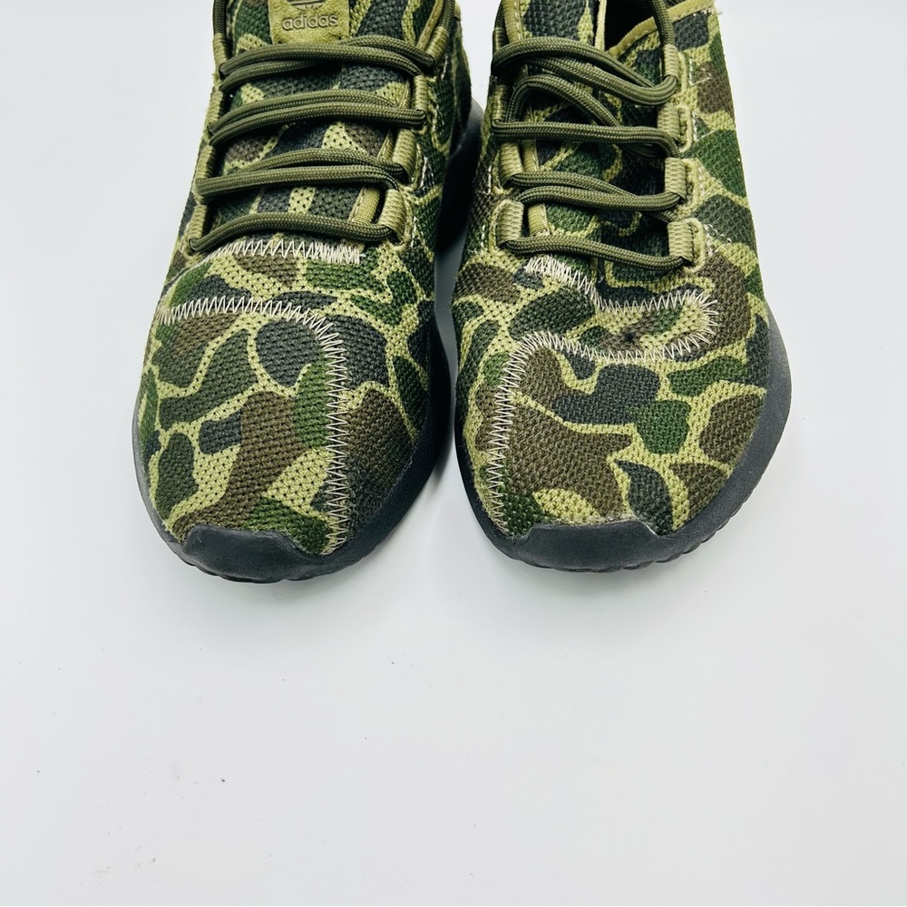 Adidas shoes Tubular Runner camo running shoes trainers green women size 6 - Picture 7 of 10
